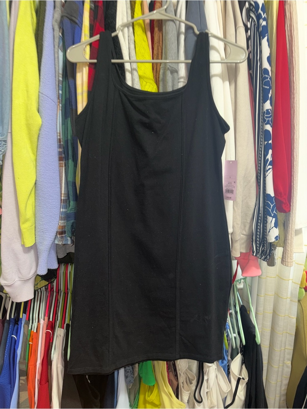 wild fable Black Sleeveless Tank Dress